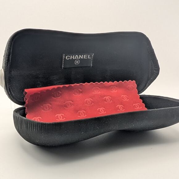 Chanel Chanel Rectangle Sunglasses 5036 – Brown & Ivory – Like New - Picture 6 of 7